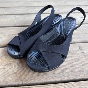 Crocs Wedge Strappy Sandals